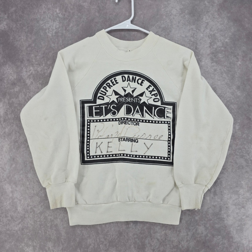 Vintage Autograph Dupree Dance Expo Sweatshirt Just Do It Small Mark Schell - Picture 1 of 7